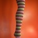 Adorable, Attractive, Cute Striped and Fun 2 Wear Stocking Socks with Cute Removable Black Bow will also Fit a Beautiful Plus Size Leg