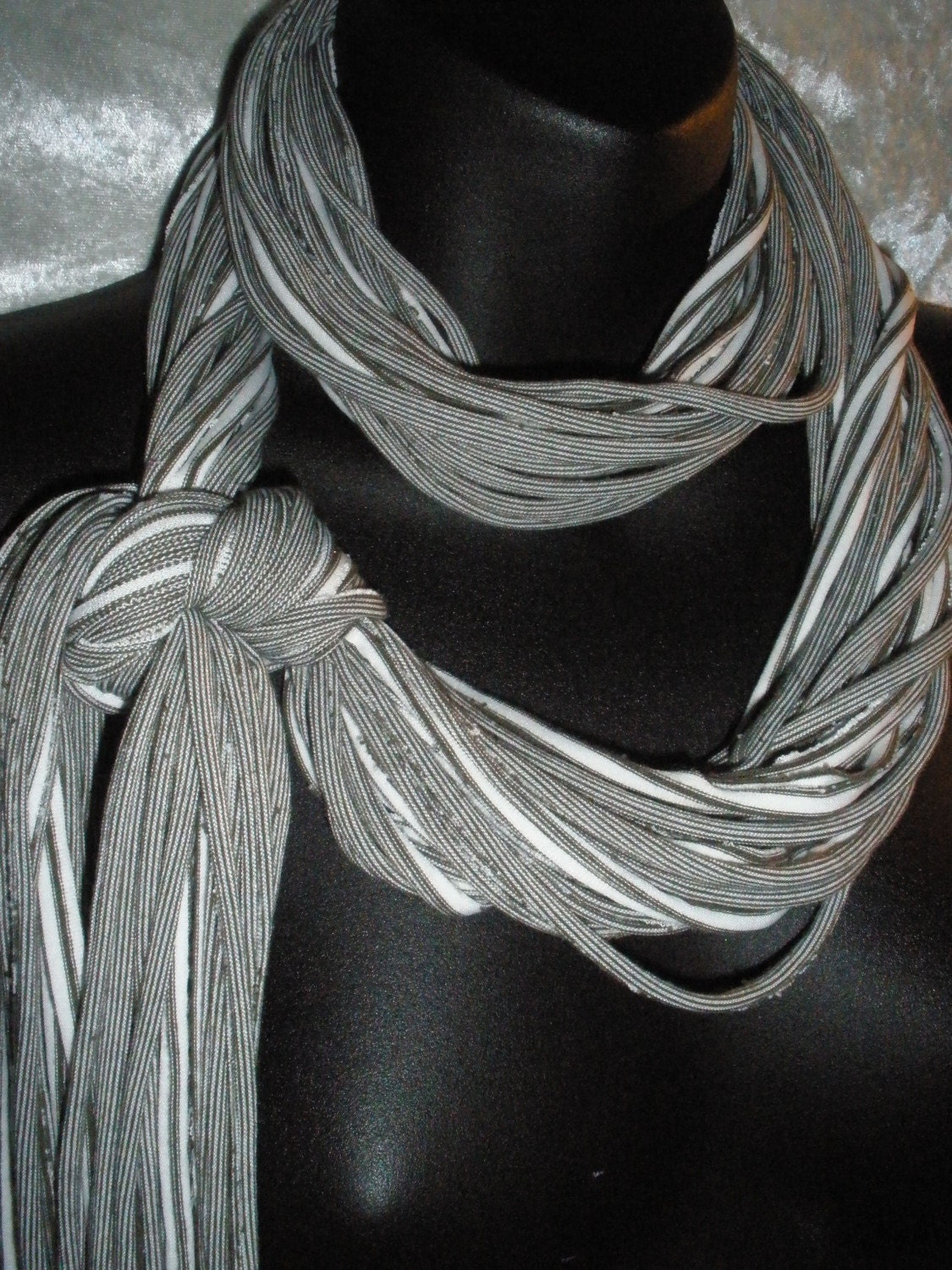 Super Cool Spaghetti String Scarf can Wear by DimensionalVision