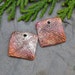 Handmade Copper Celtic Square (one pair)