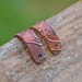 Handmade Copper Just Paisley Earring/Bead Bail one (1) Pair