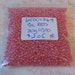 Czech Seed Beads, Colour Lined Red, 10/0, 20 grams No.1369