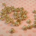 Bead Caps, 7mm, Gold Plated, 50 Pcs.......No. 7M50-AG