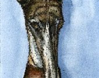 A Little Imposition - Greyhound Art Dog Print