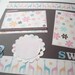 SWEET BABY 12 x 12 premade scrapbook pages - girl