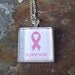 Sale - Survivor glass necklace