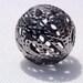 12 Beads, Bead Supply, 15mm Round Gunmetal Filigree High Luster beads, Hot fashion, lead and nickel free