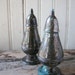 Silver Salt and Pepper Shakers - Beautiful Patina