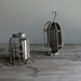 industrial cage light wire covers, set of two