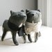 RESERVED / foxes in love / soft sculpture animals