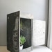 rustic metal cupboard / cabinet