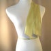 Ponytail Scarf - Headband - Antique Gold Chiffon
