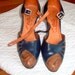 Vintage 1940's Leather and Snakeskin Ankle Strap High Heel Shoes Size 7