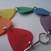 Rainbow Guitar Pick Bracelet