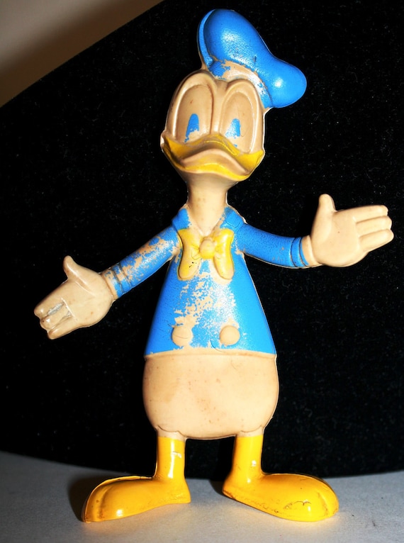 Old 60s DONALD DUCK Toy bendy Made in USA Walt Disney