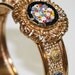 Vintage Micro Mosaic cuff Bracelet , filigree hinged Bracelet , handset Dainty Micro-Mosaic Flowers In Vivid Colors