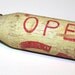 Vintage 50s Bottle Opener, CAL GINGER ALE, Rare Advertising , Soft drink,Wood & steel, mad men era