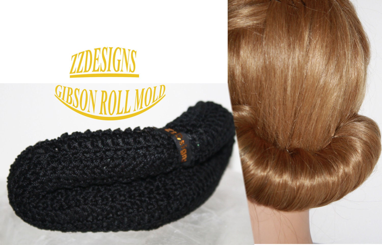 Gibson Hair Roll Mold Hair tool that creates a hair roll for