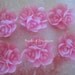 Special SALE Pink Floral cluster cabochon flat back 15mm- cabochon flowers for hair clips or bobbi pins