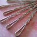 Special Sale 50mm-Plain Flat Silver Bobby Pins -Hair barette base DIY