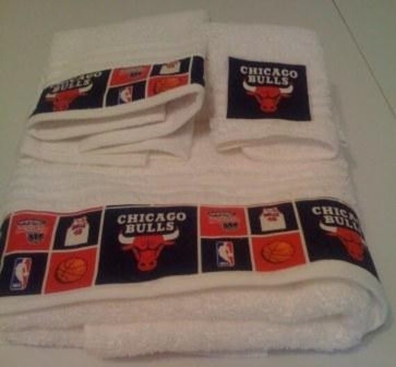 Bathroom Accessories Chicago white chicago bulls towel set Bathroom Accessories Chicago white chicago bulls towel set