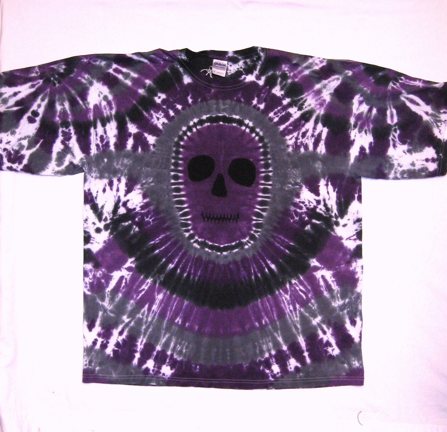 how to make a skull tie dye shirt
