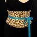 Leopard Print Waist Cincher Corset Belt Any Size B LAST ONE
