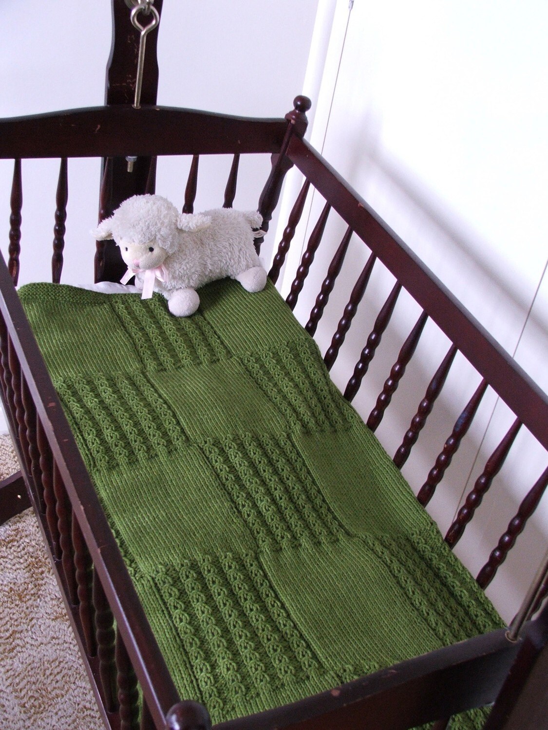 Snuggle Time Baby Blanket PDF Knitting Pattern