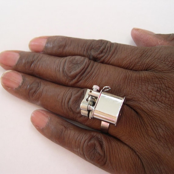 Vintage Lighter Ring YOU Light My Fire