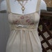 Upcycled Vintage Slip Dress French Chemise Slipdress Victorian Marie Antoinette Altered Couture Alternative Apparel
