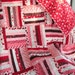 L'Amour Large Handmade Lap Quilt - Wrap your Valentine with love