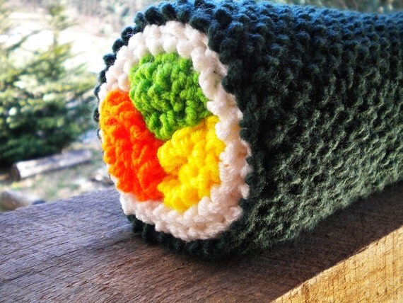 giant sushi pillow