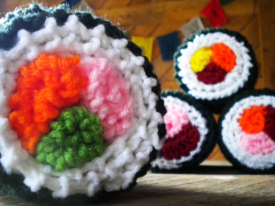 sushi roll pillow