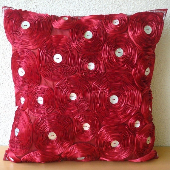 red pillow cases