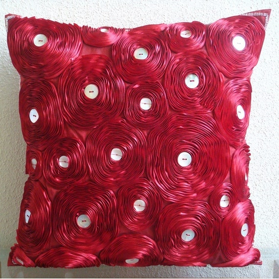 red pillow cases