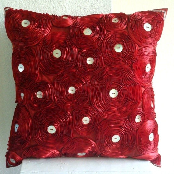 red pillow cases