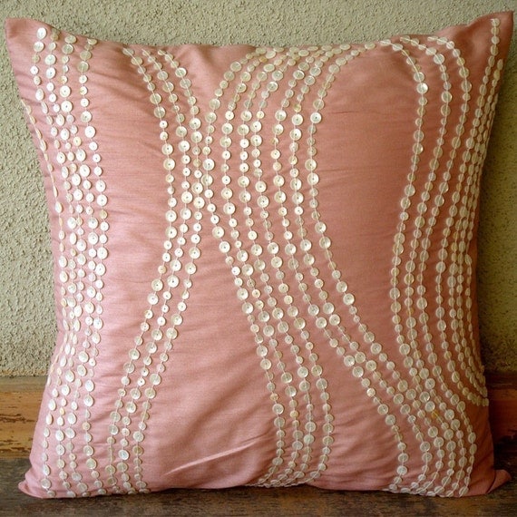 thehomecentric - Luxury Pink Decorative Pillows Cover, 16