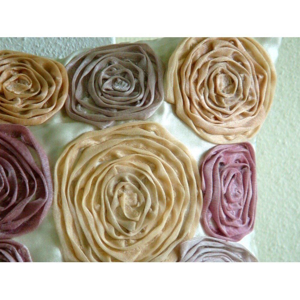 Vintage Dreams Pillow Sham Covers 24x24 Inches Satin