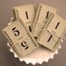 Fabulous 1950s VinTage WeDDinG TabLe NumBeRs- Vintage Number Cards, set of 30