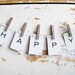 DIY Happy Birthday Banner, Vintage ABC Letter Cards- Alphabet Mini Cards 1960's, Set of 96 Cards