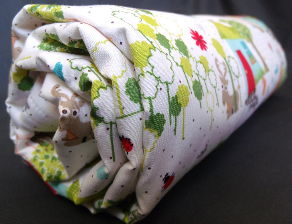 Organic Fleece Baby Blanket The Woodlands