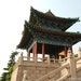 Stone Lions with Pagoda, 8 x 10 Fine Art Photo Print