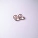 Sparkling Champagne Quartz Round Ball Briolettes Half Drill Matched Pair 10mm