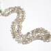 White Diamond Sapphire Briolettes 16 Inches