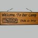 Custom Wood Camping Sign - Motorhome - Travel Trailer - Class C