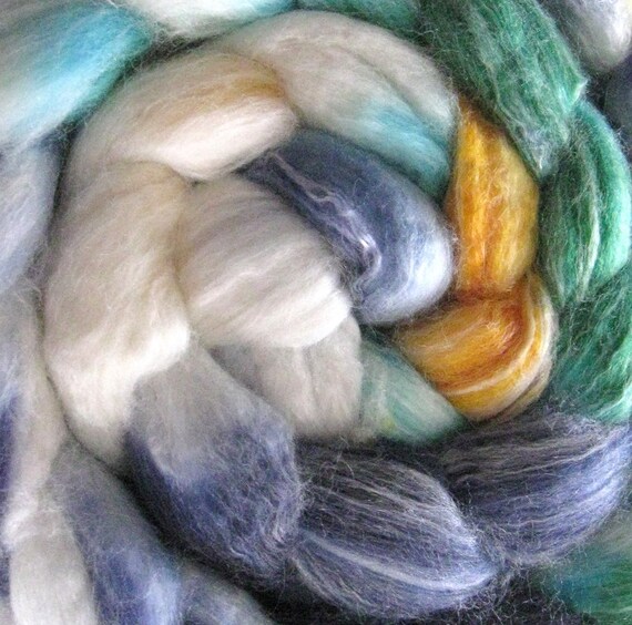 SW Merino / Bamboo / Nylon Blend Wool Roving Top