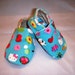 Hello Kitty Baby Eco Friendly Shoes Cotton and lined with pink faux leather sole 6 to 12 months Sale READY to ship
