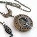 Bronze and Silver Locket - I'll Give You the Moon