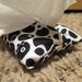 Black and White Circles Print Pocket Tissue Cozy (847)