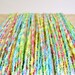 Saltwater Taffy Cording striped pearl shimmer ribbon rayon trim - elegant embellishment craft wrap wedding supply - 5 yards