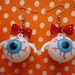 Transforming Eyeball Ghost Earrings